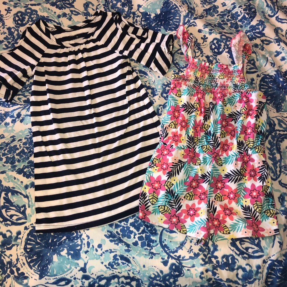 Toddler Girl Dress & Romper Bundle 3T Healthtex